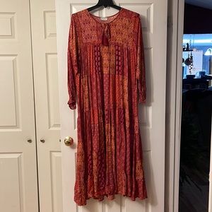 Boho Maxi Dress by Dress Forum size m worn 1 time